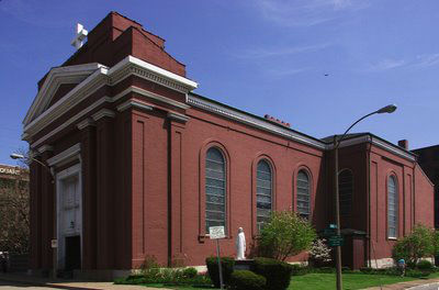 Exterior of St. Mary of Victories Church